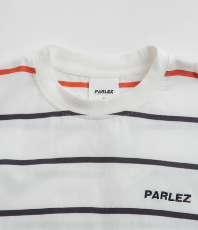 Parlez Element Stripe T-Shirt in White