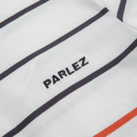 Parlez Element Stripe T-Shirt in White thumbnail