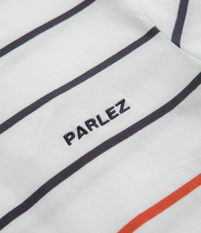 Parlez Element Stripe T-Shirt - White