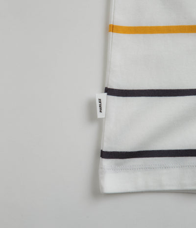 Parlez Element Stripe T-Shirt - White