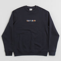 Parlez Felipe Crewneck Sweatshirt in Navy thumbnail