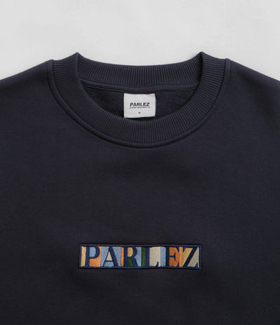 Parlez Felipe Crewneck Sweatshirt in Navy