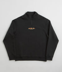 Parlez Ora 1/4 Zip Sweatshirt in Black