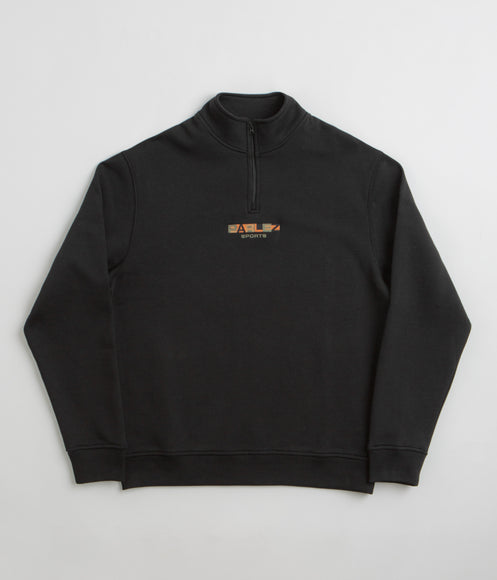 Parlez Ora 1/4 Zip Sweatshirt - Black