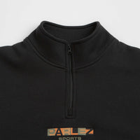 Parlez Ora 1/4 Zip Sweatshirt in Black thumbnail