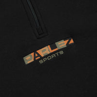 Parlez Ora 1/4 Zip Sweatshirt in Black thumbnail