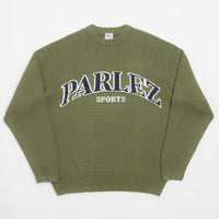 Parlez Phelan Crewneck Sweatshirt - Olive Green thumbnail