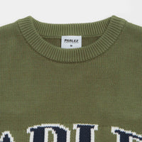 Parlez Phelan Crewneck Sweatshirt - Olive Green thumbnail