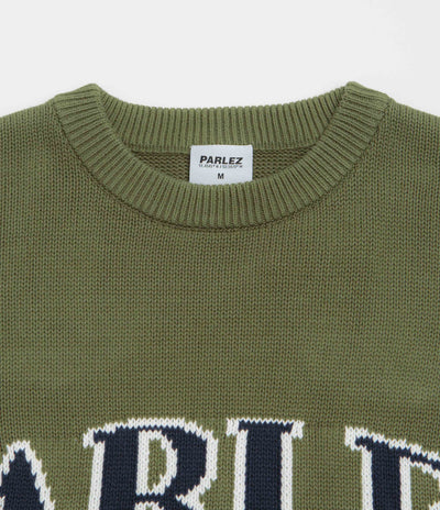 Parlez Phelan Crewneck Sweatshirt - Olive Green