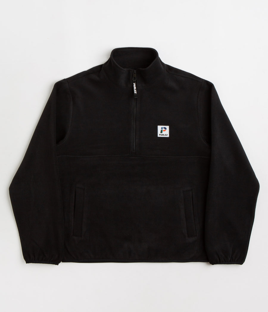 Parlez Reese Fleece 1/4 Zip Sweatshirt - Black