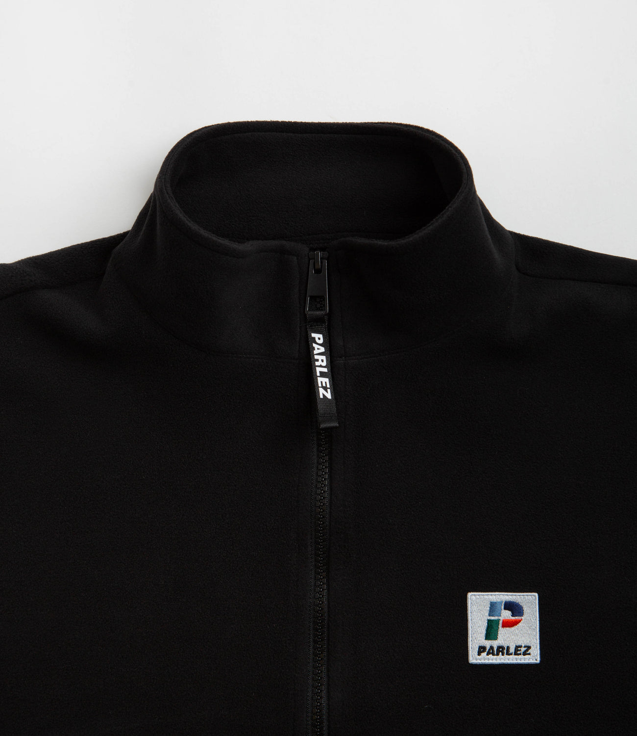 Parlez Reese Fleece 1/4 Zip Sweatshirt - Black | Flatspot