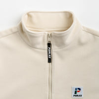 Parlez Reese Fleece 1/4 Zip Sweatshirt - Ecru thumbnail