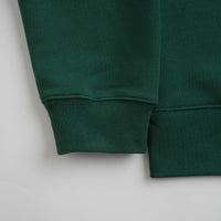 Parlez Wanstead 1/4 Zip Sweatshirt in Deep Green thumbnail