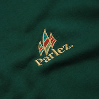 Parlez Wanstead 1/4 Zip Sweatshirt in Deep Green thumbnail