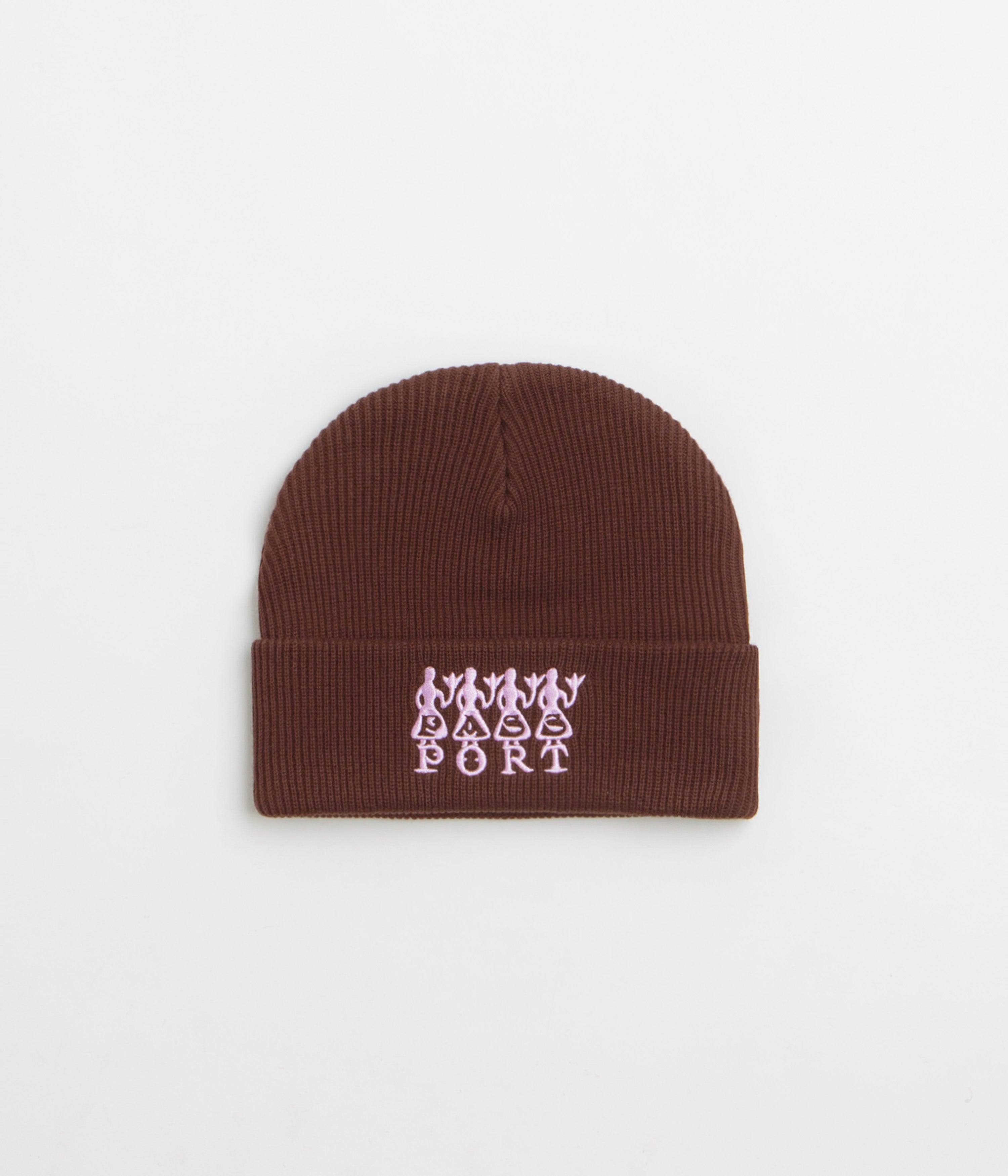 Pass Port 4 Flowers Organic Cotton Beanie in Choc
