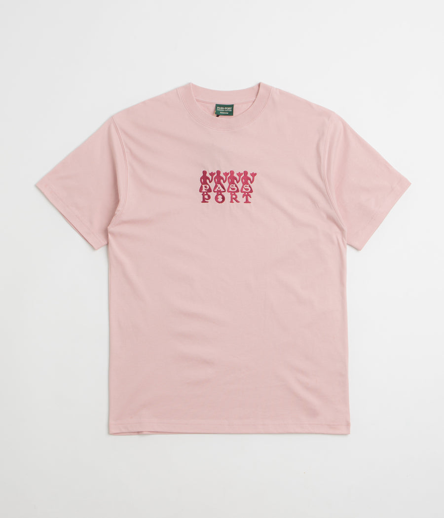 Pass Port 4 Flowers Organic T-Shirt in Dusty Pink