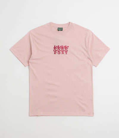 Pass Port 4 Flowers Organic T-Shirt in Dusty Pink