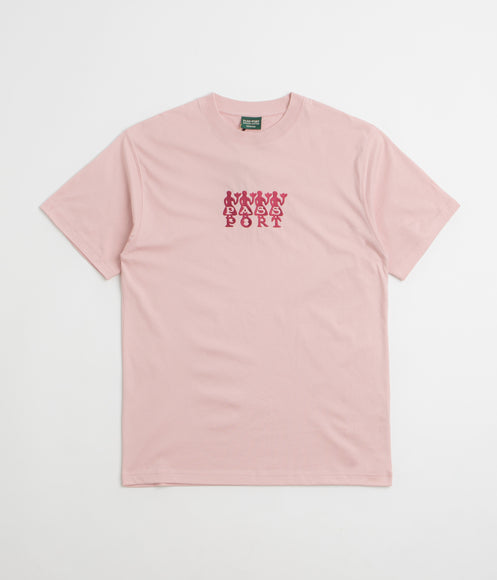 Pass Port 4 Flowers Organic T-Shirt - Dusty Pink