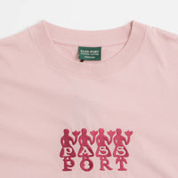 Pass Port 4 Flowers Organic T-Shirt in Dusty Pink thumbnail
