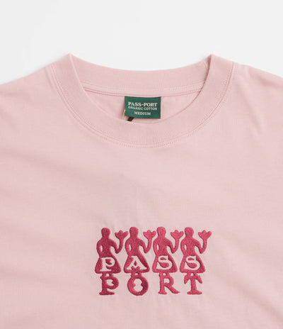Pass Port 4 Flowers Organic T-Shirt in Dusty Pink
