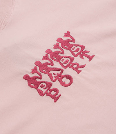 Pass Port 4 Flowers Organic T-Shirt in Dusty Pink