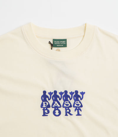 Pass Port 4 Flowers Organic T-Shirt in Off White