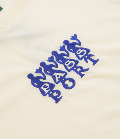 Pass Port 4 Flowers Organic T-Shirt in Off White