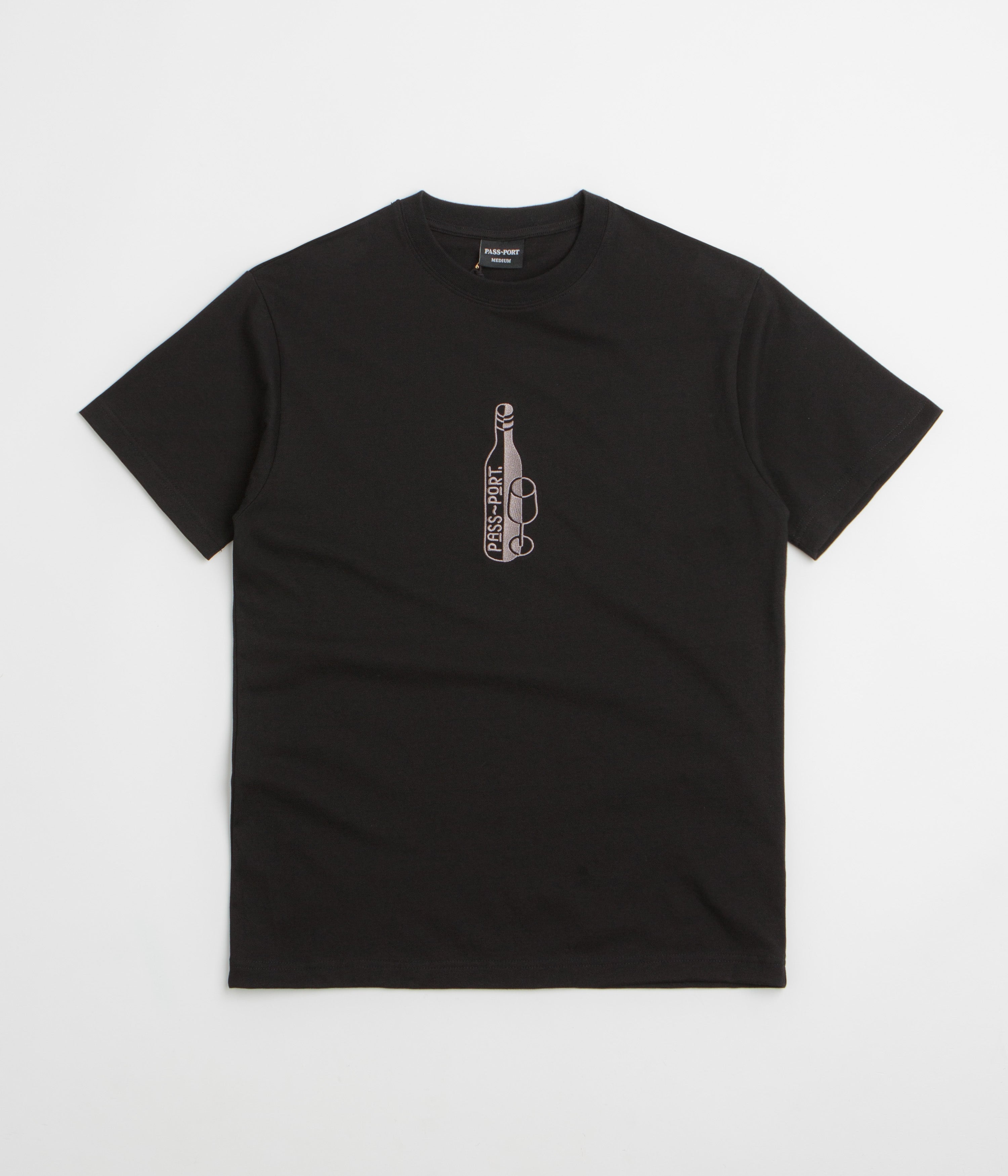 Pass Port ABV T-Shirt in Black