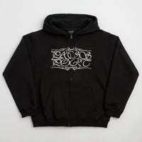 Pass Port Calligraphy Full Zip Hoodie - Black thumbnail