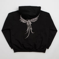 Pass Port Calligraphy Full Zip Hoodie - Black thumbnail