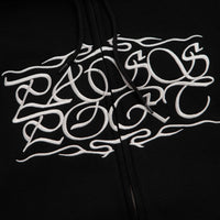 Pass Port Calligraphy Full Zip Hoodie - Black thumbnail