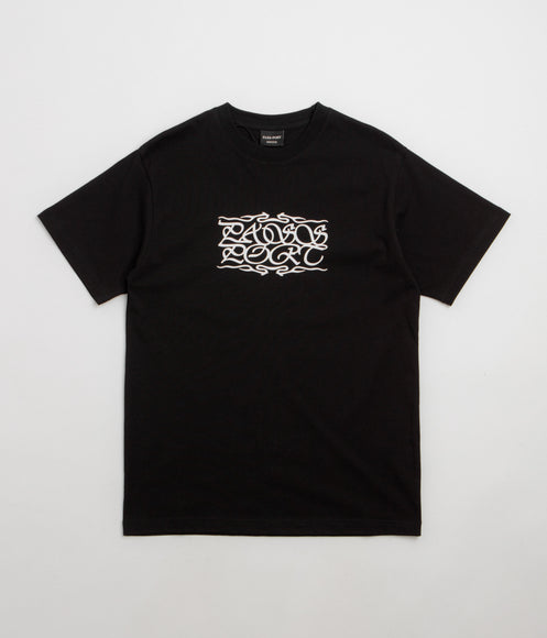 Pass Port Calligraphy T-Shirt - Black