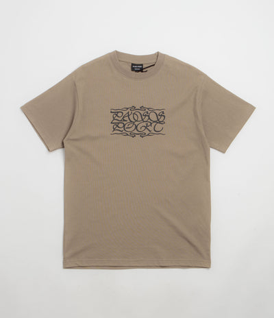 Pass Port Calligraphy T-Shirt in Khaki