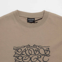 Pass Port Calligraphy T-Shirt in Khaki thumbnail