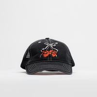 Pass Port Cherries Leagues Trucker Cap - Washed Black thumbnail