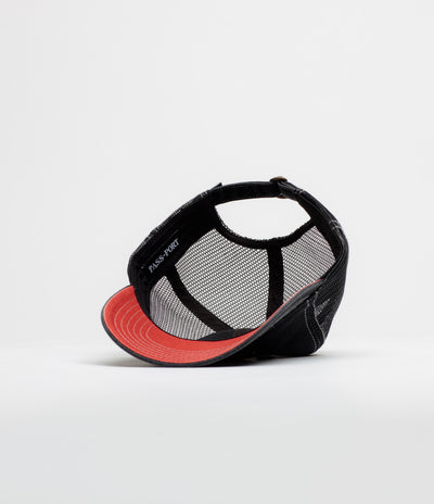 Pass Port Cherries Leagues Trucker Cap - Washed Black