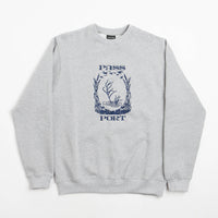 Pass Port Everglade Embroidery Crewneck Sweatshirt - Ash Heather thumbnail