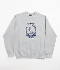 Pass Port Everglade Embroidery Crewneck Sweatshirt - Ash Heather