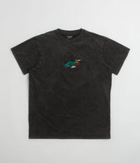 Pass Port Fast Duck T-Shirt in Black Acid