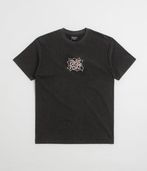 Pass Port Glyph T-Shirt - Acid Black
