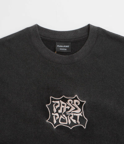 Pass Port Glyph T-Shirt in Acid Black