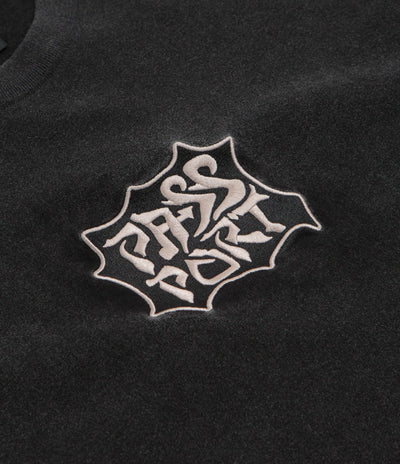 Pass Port Glyph T-Shirt in Acid Black