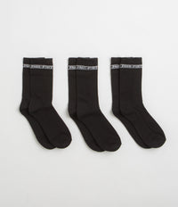 Pass Port Hi Sox Socks (3 Pack) in Black