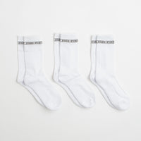 Pass Port Hi Sox Socks (3 Pack) in White thumbnail