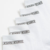 Pass Port Hi Sox Socks (3 Pack) in White thumbnail
