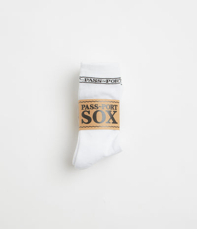 Pass Port Hi Sox Socks (3 Pack) in White