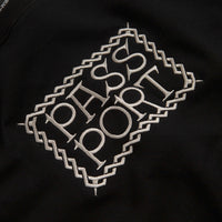 Pass Port Invasive Embroidered Crewneck Sweatshirt - Black thumbnail