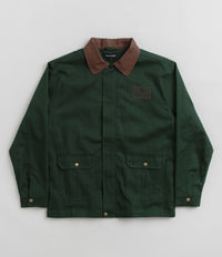 Pass Port Invasive Logo Yard Jacket in Forest Green