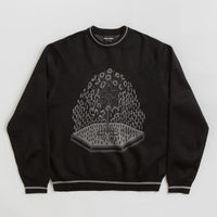 Pass Port Kings X Fountain Mohair Knitted Sweatshirt - Black thumbnail