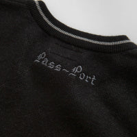 Pass Port Kings X Fountain Mohair Knitted Sweatshirt - Black thumbnail